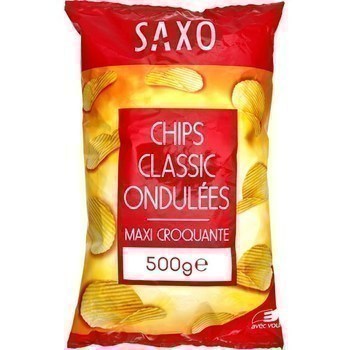 Chips Classic ondules maxi croquante 500 g - Epicerie Sucre - Promocash Le Pontet