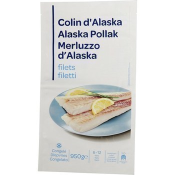 Filets de colin d'Alaska 950 g - Surgels - Promocash Montlimar