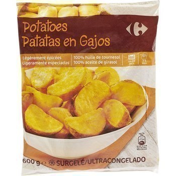 Potatoes lgrement pices 600 g - Surgels - Promocash Evreux