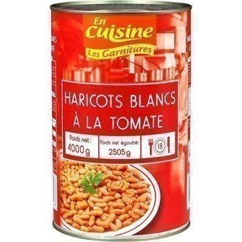Haricots blancs  la tomate - Les Garnitures - Epicerie Sale - Promocash Evreux