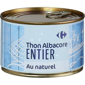 Thon albacore entier au naturel 280 g - Epicerie Sale - Promocash Saint Brieuc