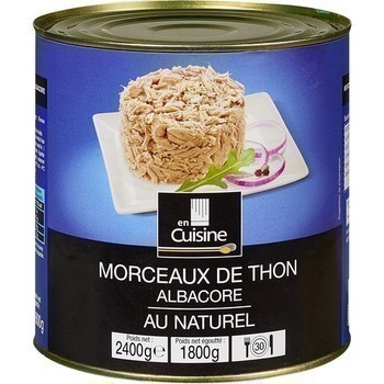 Morceaux de thon albacore au naturel 1800 g - Epicerie Sale - Promocash Le Pontet