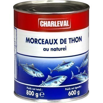 Morceaux de thon au naturel 600 g - Epicerie Sale - Promocash Millau
