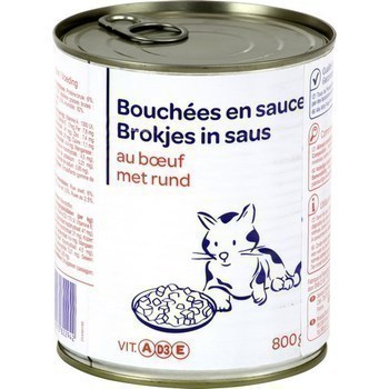 Bouches en sauce au boeuf pour chat 800 g - Epicerie Sale - Promocash Chateauroux