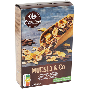 750G MUESLI FLOCON.CHOC/NOIS.C - Epicerie Sucre - Promocash Cherbourg