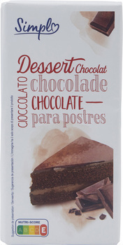 200G CHOC NOIR DESSERT SIMPL - Epicerie Sucre - Promocash Laval