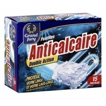 Pastilles anticalcaire Double Action pour lave-linge 15x12 g - Hygine droguerie parfumerie - Promocash Auch