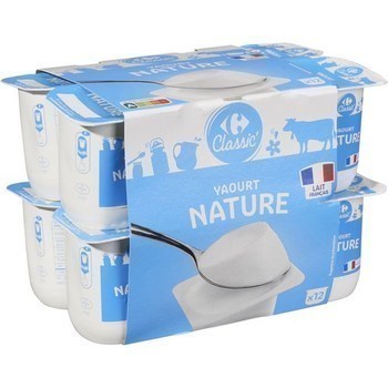 Yaourt nature 12x125 g - Crmerie - Promocash Dunkerque