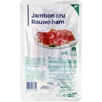 Jambon cru 100 g - Charcuterie Traiteur - Promocash Montpellier