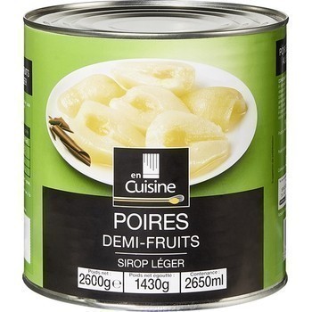 Poires demi-fruits sirop lger 1430 g - Epicerie Sucre - Promocash Toulouse