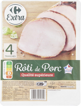 160G 4T ROTI DE PORC CRF - Charcuterie Traiteur - Promocash Aix en Provence