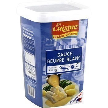 Sauce beurre blanc 770 g - Epicerie Sale - Promocash Douai