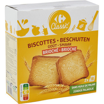 300G BISCOTTE BRIOCHEE CRF - Epicerie Sucre - Promocash Pau