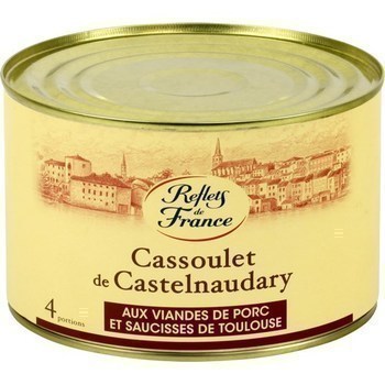 Cassoulet de Castelnaudary au porc 1580 g - Epicerie Sale - Promocash Limoges