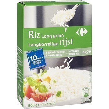 Riz long grain 10 min 4x125 g - Epicerie Sale - Promocash LA FARLEDE
