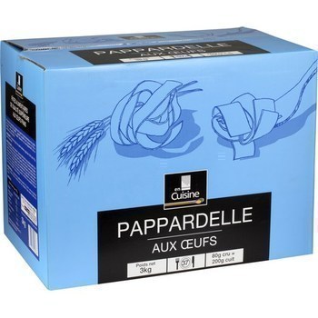 Pappardelle aux oeufs 3 kg - Epicerie Sale - Promocash PUGET SUR ARGENS