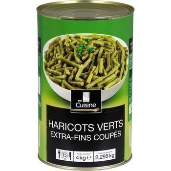 Haricots verts extra-fins coups 2,295 kg - Epicerie Sale - Promocash Saint Brieuc