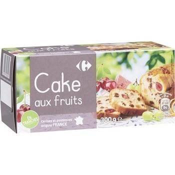 Cake aux fruits en tranches 300 g - Epicerie Sucre - Promocash PROMOCASH VANNES