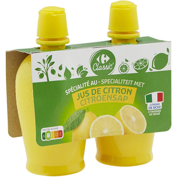 2*115ML JUS CITRON SICILE CRF - Epicerie Sale - Promocash Thonon