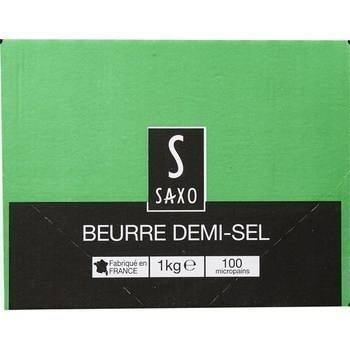 Beurre demi-sel 100x10 g - Crèmerie - Promocash Saint Malo