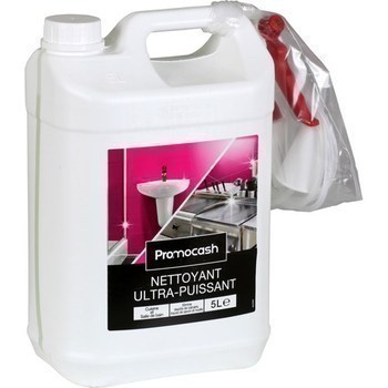 Nettoyant ultra-puissant cuisine & salle de bain 5 l - Hygine droguerie parfumerie - Promocash Le Pontet