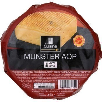 Munster AOP 450 g - Crmerie - Promocash Le Pontet