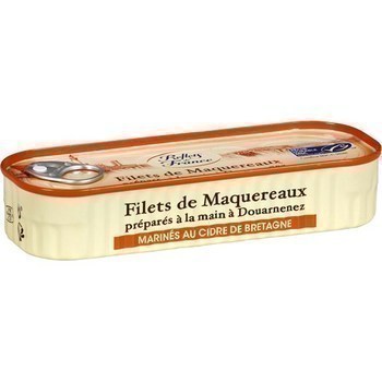 Filets de maquereaux marins au cidre de Bretagne 176 g - Epicerie Sale - Promocash Carcassonne