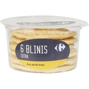 Blinis extra aux oeufs frais x6 - Saurisserie - Promocash Thionville