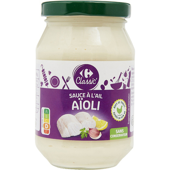 245G SAUCE AIOLI CARREFOUR - Epicerie Sale - Promocash Carcassonne