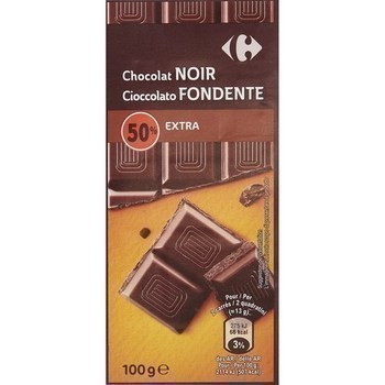 Chocolat noir extra 50% 300 g - Epicerie Sucre - Promocash Aix en Provence