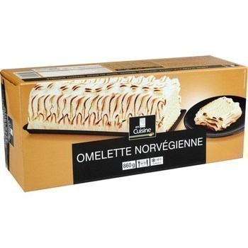 Omelette Norvgienne vanille 860 g - Surgels - Promocash 