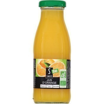 Jus d'orange sans pulpe bio 25 cl - Brasserie - Promocash Le Pontet
