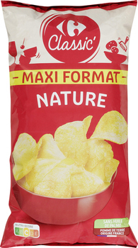 350G CHIPS NAT.LISSE CRF CLASS - Epicerie Sucre - Promocash Montluon