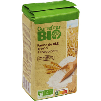 1KG FARINE DE BLE T55 CRF BIO - Epicerie Sale - Promocash Gap