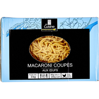 3KG MACARONI 3 OEUFS EN CUISIN - Epicerie Sale - Promocash Saumur
