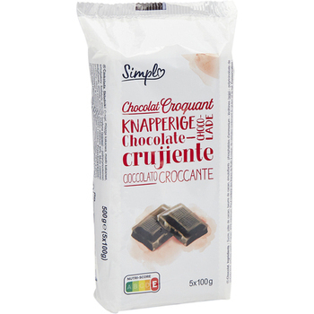 5X100G TABLET CHOC NOIR SIMPL - Epicerie Sucre - Promocash Sarlat