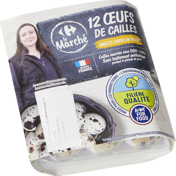 12 OEUFS CAILLE FQC BEA CRF - Crmerie - Promocash Rouen