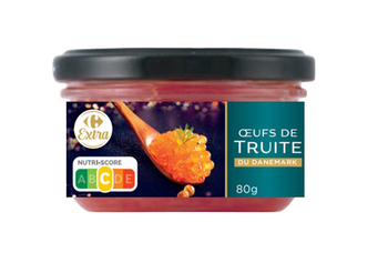 80G OEUFS DE TRUITE CRF SEL - Saurisserie - Promocash Bordeaux