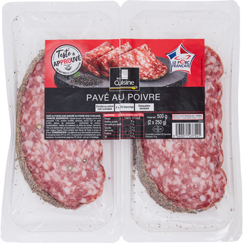 2X250G PAVE POIVRE VPF EN CUIS - Charcuterie Traiteur - Promocash Roanne