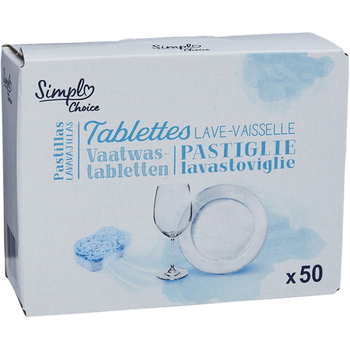 X50 TABS LAVE VAISS SIMPL - Hygine droguerie parfumerie - Promocash Toulouse