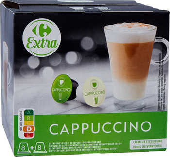 16 CAP DG CAPPUCCINO CRF EXTRA - Epicerie Sucre - Promocash Le Pontet