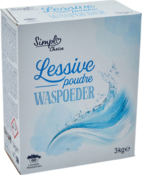 3KG  LESSIVE POUDRE SIMPL -  - Promocash Quimper