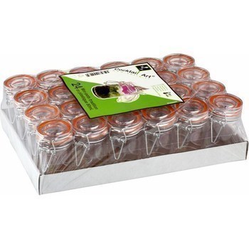 Mini-pots Tradition en plastique 80 ml x24 - Bazar - Promocash PUGET SUR ARGENS