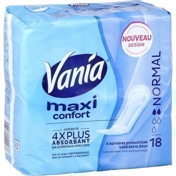 Serviettes hyginiques Maxi Confort normal x18 - Hygine droguerie parfumerie - Promocash Charleville