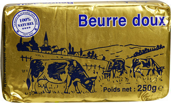 Plaquette de beurre doux 250 g - Crmerie - Promocash Nantes
