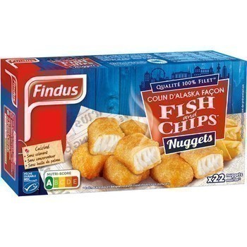 Nuggets de Colin d'Alaska Fish and Chips 300 g - Surgels - Promocash Villefranche