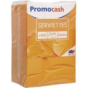 Serviettes mandarines 40x30x39 cm - Bazar - Promocash PROMOCASH PAMIERS