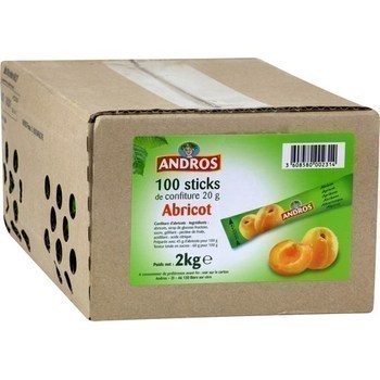 Sticks de confiture abricots 100x20 g - Epicerie Sucre - Promocash Grasse