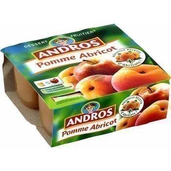 Spcialit pomme abricot 4x100 g - Crmerie - Promocash Bourg en Bresse