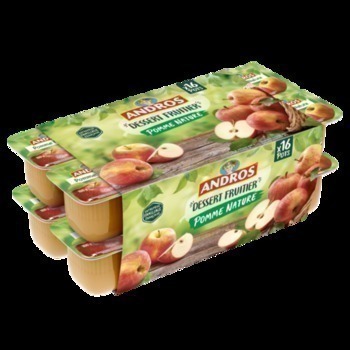 16X100GR POMME NAT BRD ANDROS - Crmerie - Promocash Macon